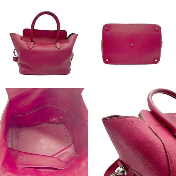 Hermès Toolbox Burgundy Leather Handbag (Pre-Owned) - Picture 3 of 5